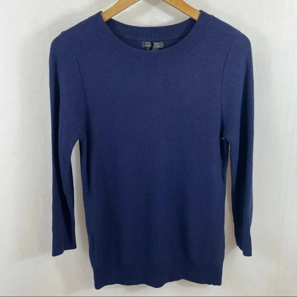 Halogen x Atlantic-Pacific 3/4 Sleeve Crewneck Sweater Pullover - Picture 2 of 10